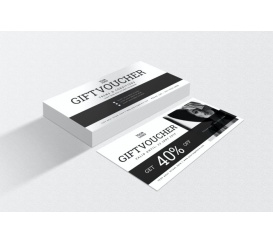 Mẫu Phiếu Quà Tặng - Gift Voucher Ngành Thời Trang - 02