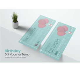 Mẫu Phiếu Quà Tặng - Gift Voucher Sinh Nhật