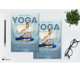 Mẫu Poster Gym & Yoga