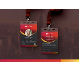 Mẫu Thẻ Nhân Viên - 01