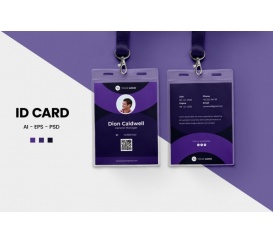 Mẫu Thẻ Nhân Viên - 05