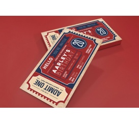 Mẫu Vé Mời - 01