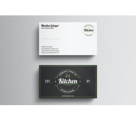 Mẫu Name Card Cho Nhà Hàng - 01