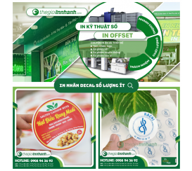 In Nhãn Decal Số Lượng Ít