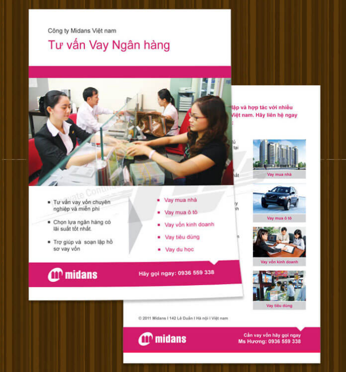 5 Mẫu Tờ Rơi Vay Vốn Ngân Hàng