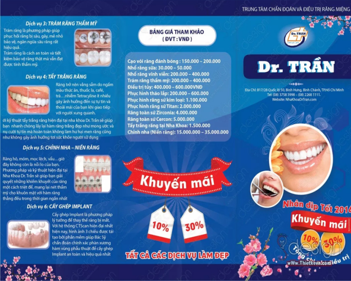 9 Mẫu Tờ Rơi Nha Khoa Chất Lượng Không Thể Bỏ Qua
