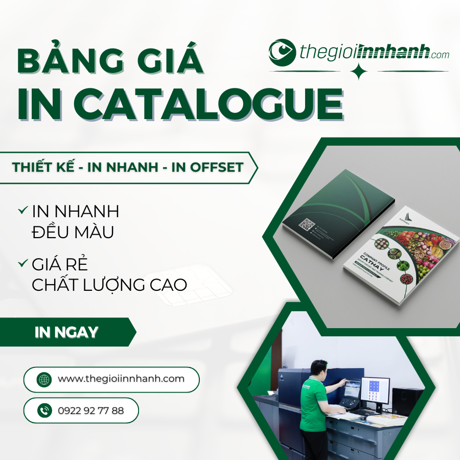 bảng giá in catalogue