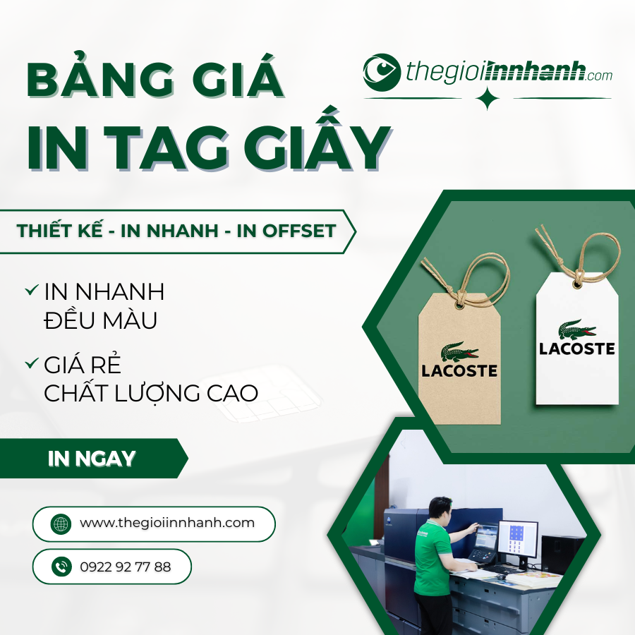 Bảng giá in thẻ treo - in thẻ tag giá