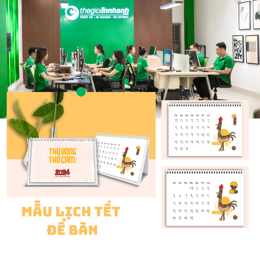 Bảng giá in Bao Lì Xì - in Lịch Tết