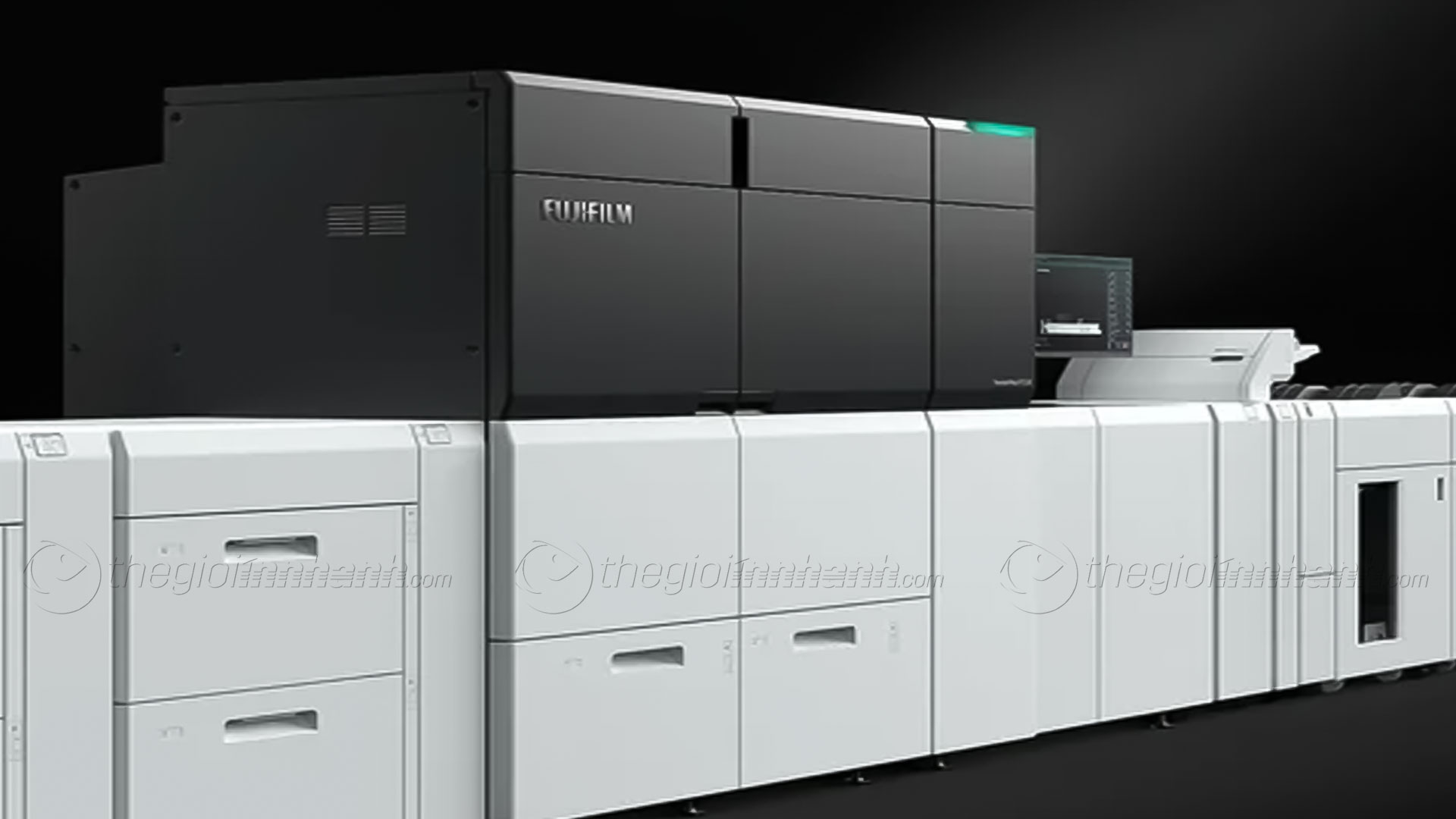 Máy in KTS công nghiệp 6 màu tại Thế Giới In Nhanh