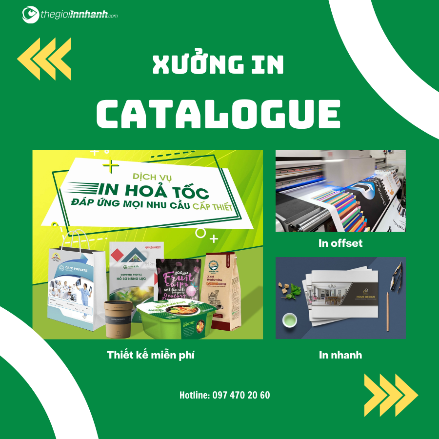 xưởng in catalogue số lượng ít giá rẻ tại TP. HCM
