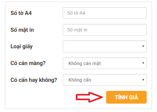 bảng giá in nhanh giá rẻ