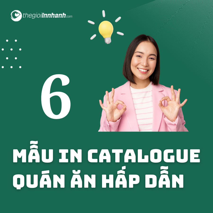 6 mẫu in catalogue quán ăn hấp dẫn