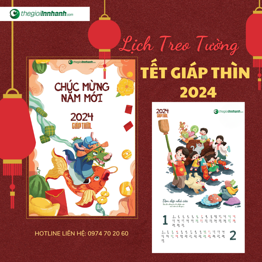 Bảng giá in Bao Lì Xì - in Lịch Tết