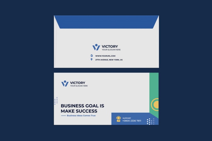 mẫu bao thư cho công ty start up - 01