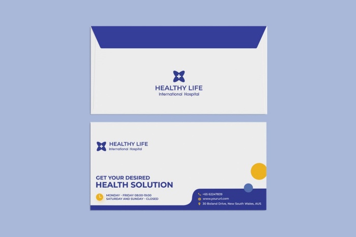 mẫu bao thư cho ngành y tế - 01