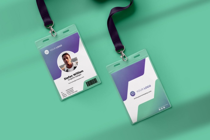 mẫu thẻ nhân viên - 07