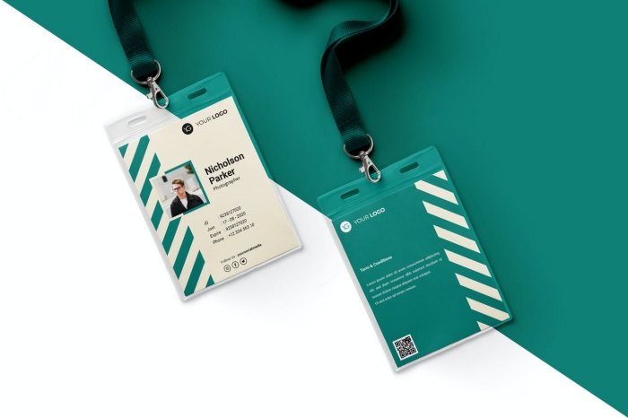 mẫu thẻ nhân viên - 08